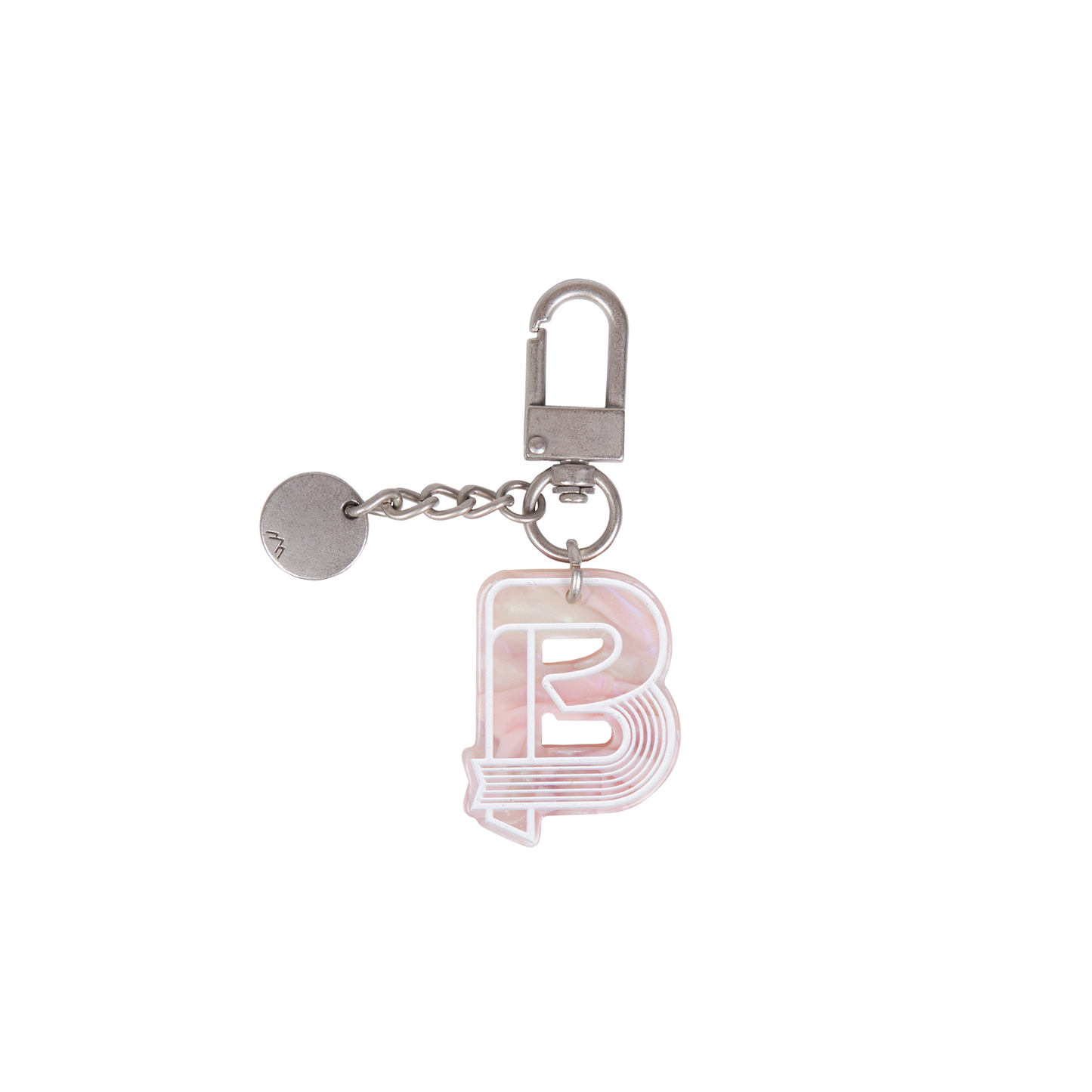 INITIAL CHARM KEYCHAIN LETTER Keychain