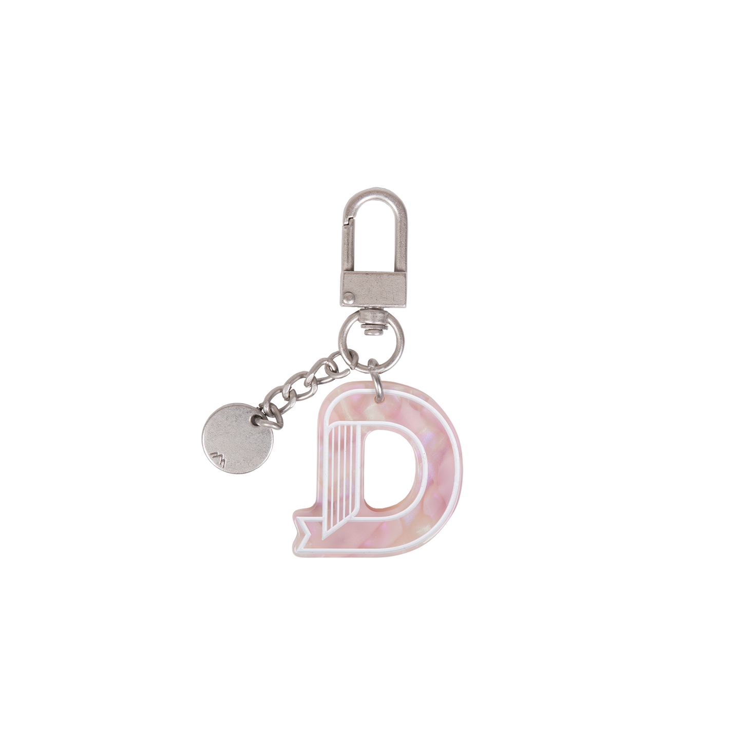 INITIAL CHARM KEYCHAIN LETTER Keychain