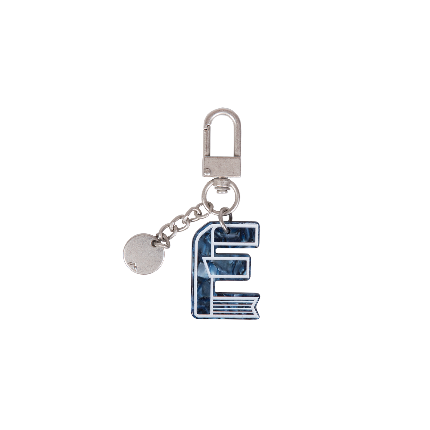 INITIAL CHARM KEYCHAIN LETTER Keychain