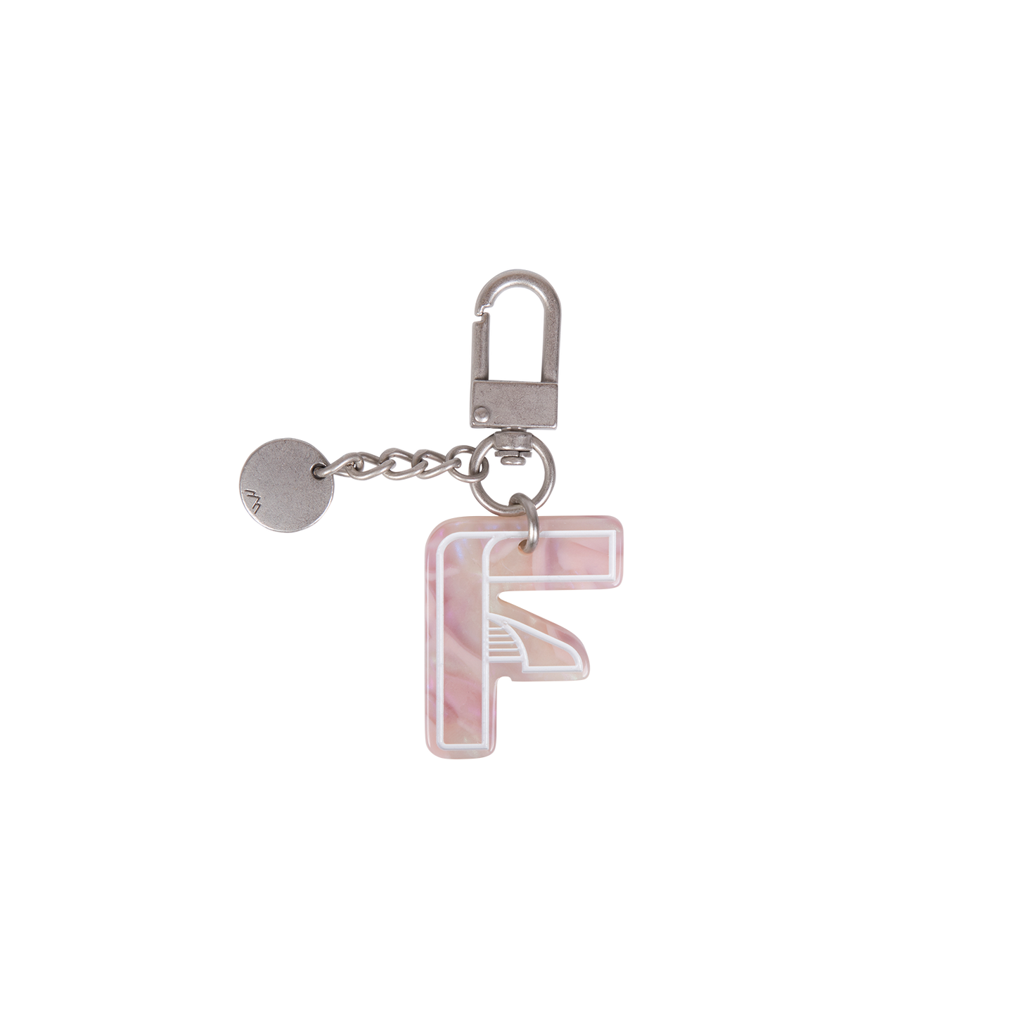 INITIAL CHARM KEYCHAIN LETTER Keychain