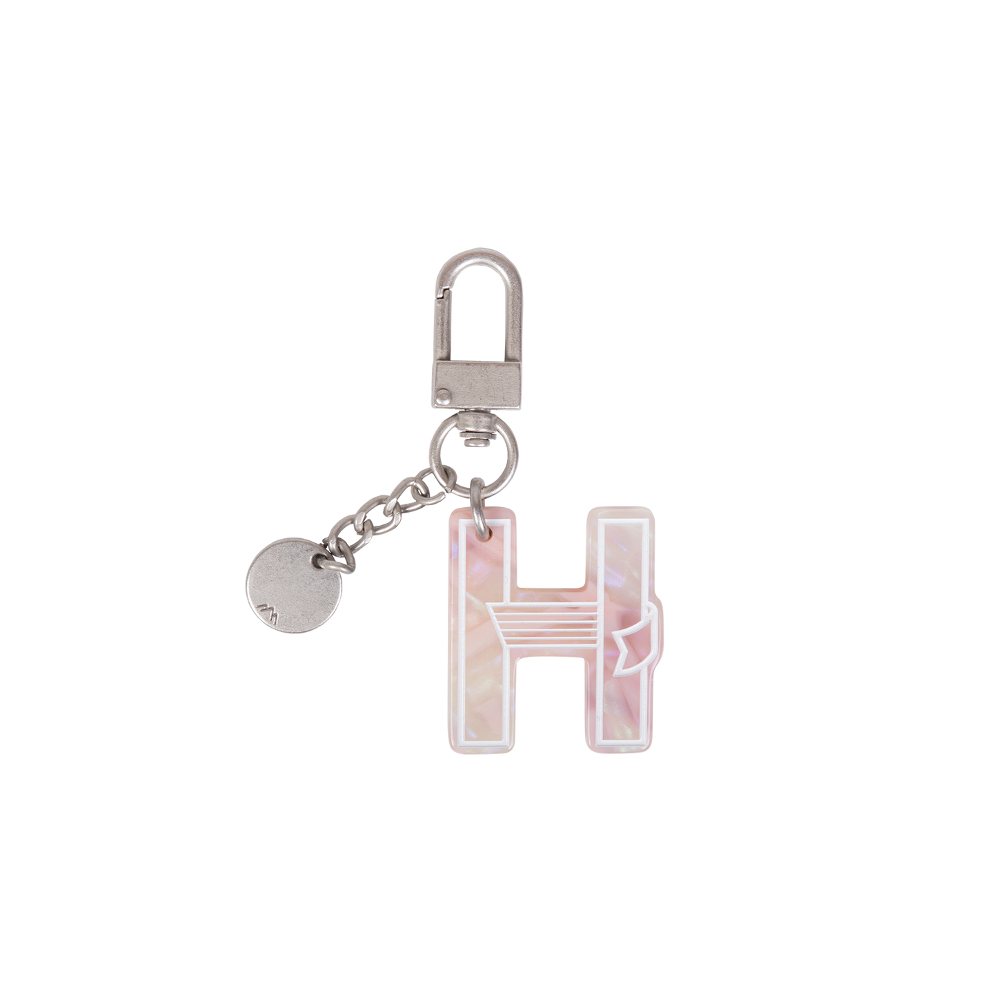 INITIAL CHARM KEYCHAIN LETTER Keychain