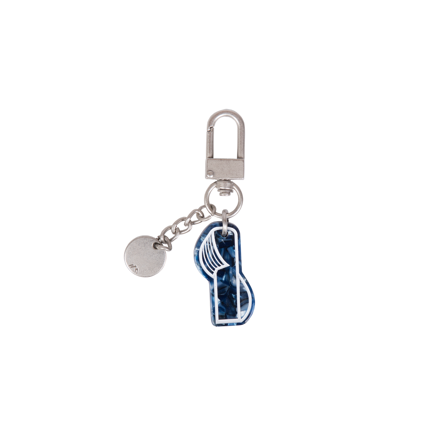 INITIAL CHARM KEYCHAIN LETTER Keychain