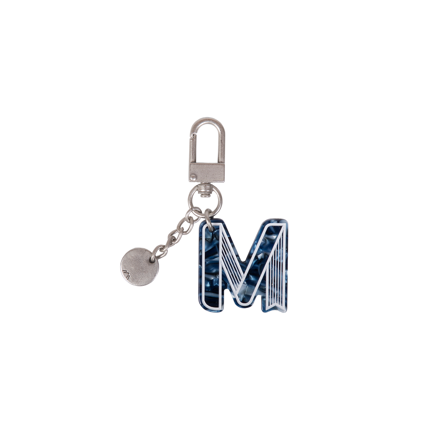 INITIAL CHARM KEYCHAIN LETTER Keychain