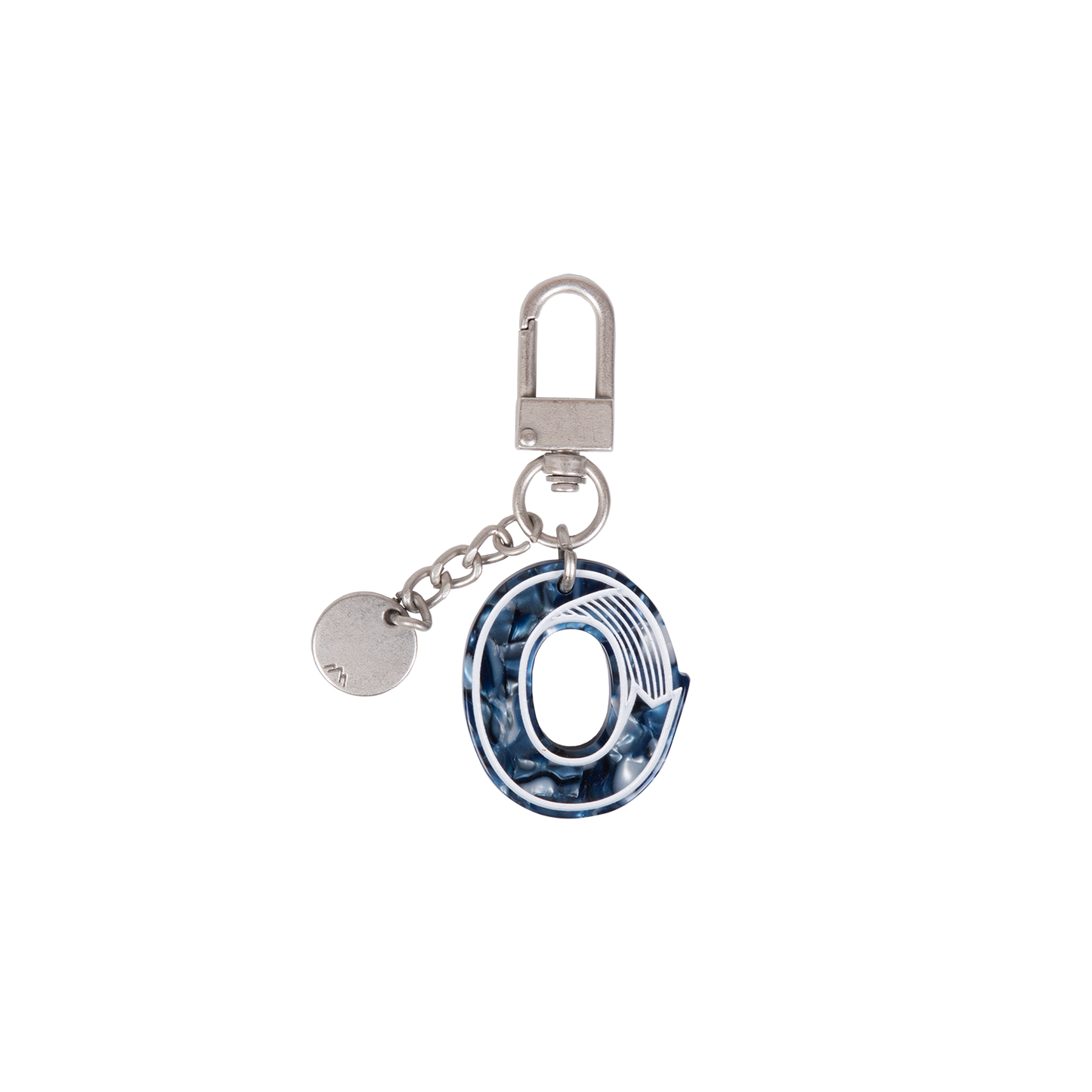 INITIAL CHARM KEYCHAIN LETTER Keychain