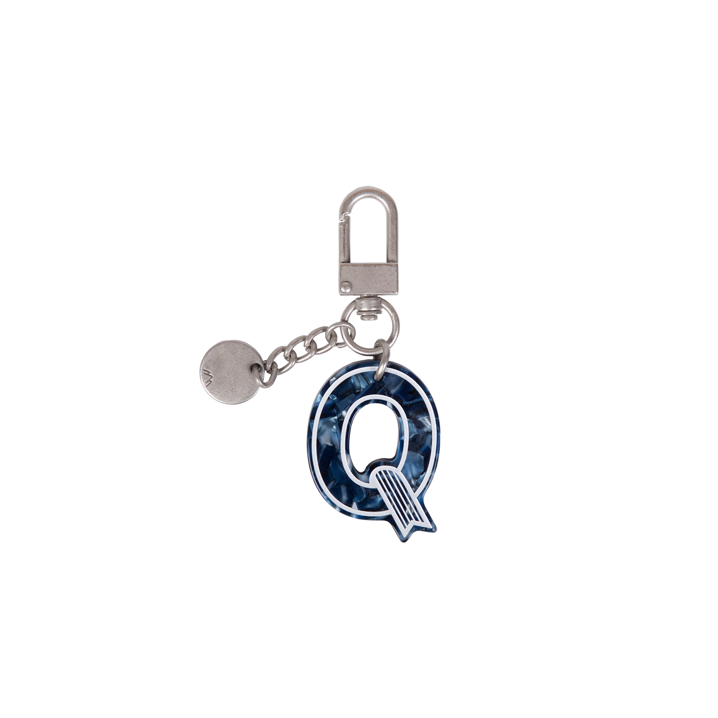 INITIAL CHARM KEYCHAIN LETTER Keychain