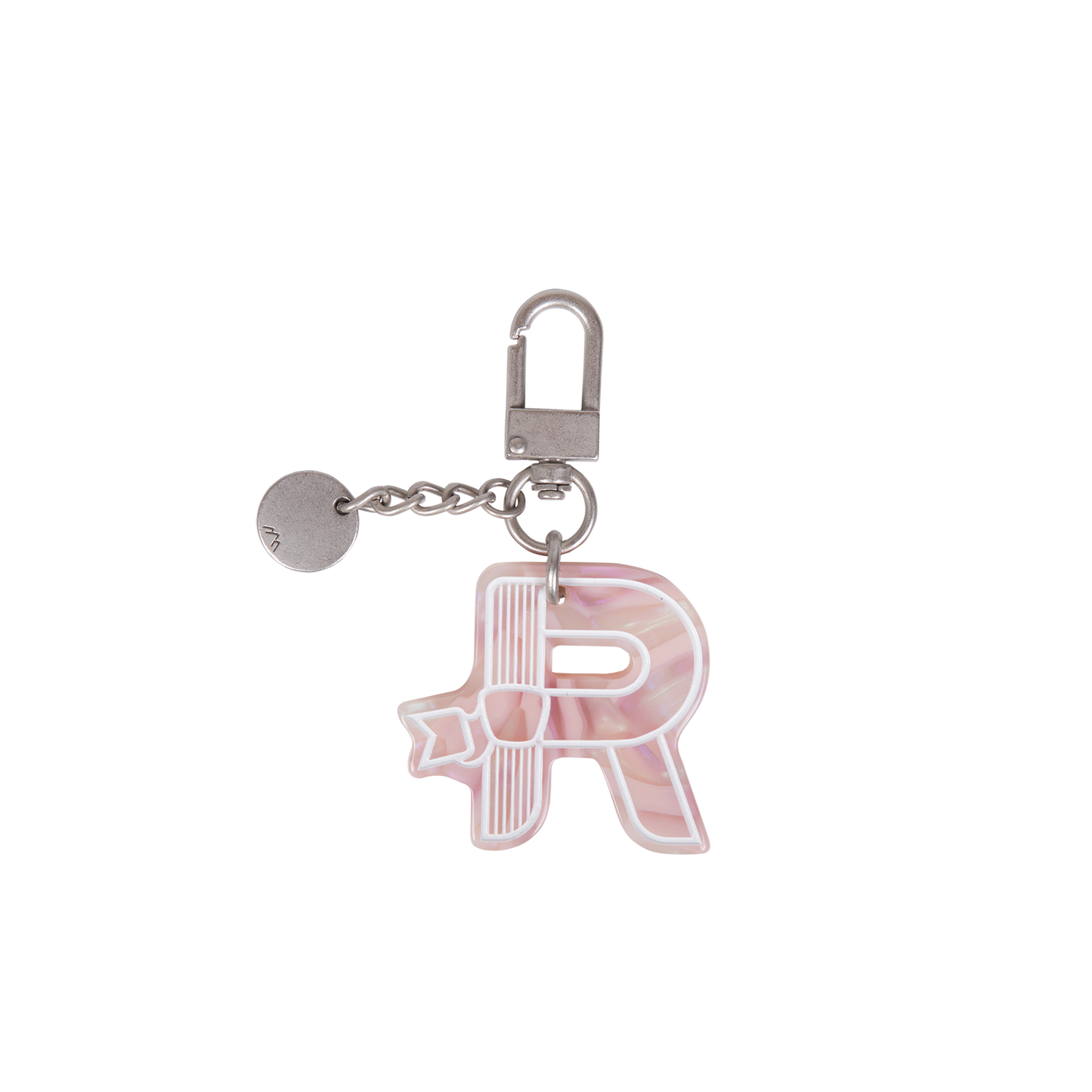 INITIAL CHARM KEYCHAIN LETTER Keychain