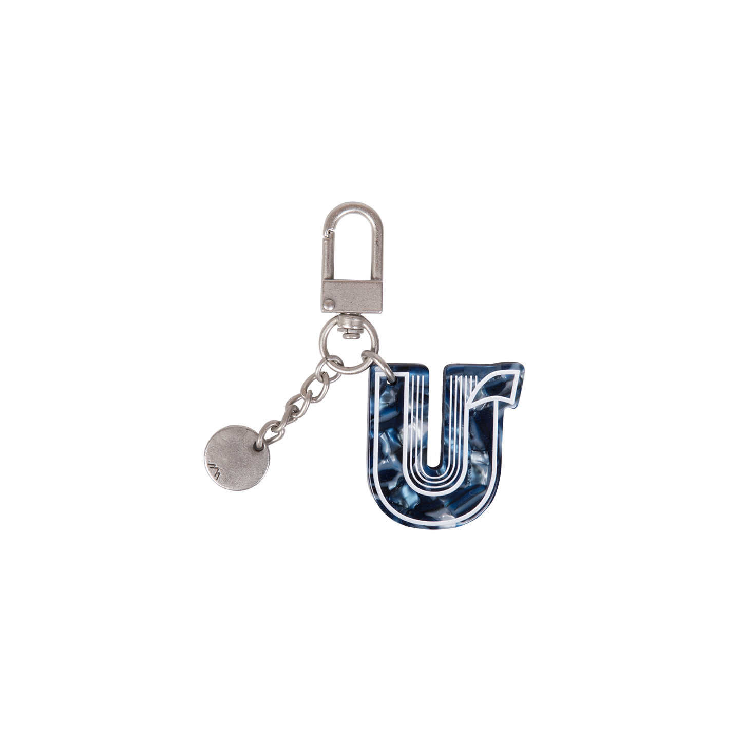 INITIAL CHARM KEYCHAIN LETTER Keychain