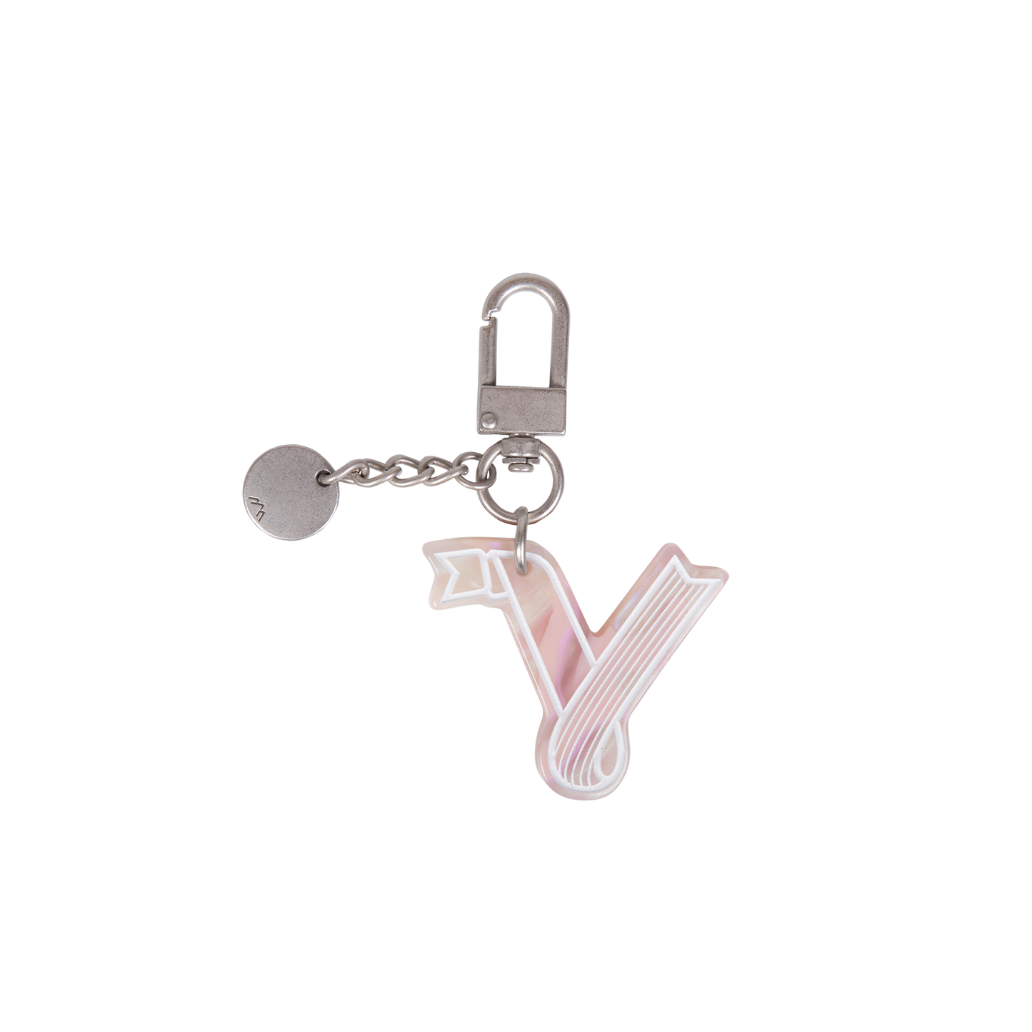 INITIAL CHARM KEYCHAIN LETTER Keychain