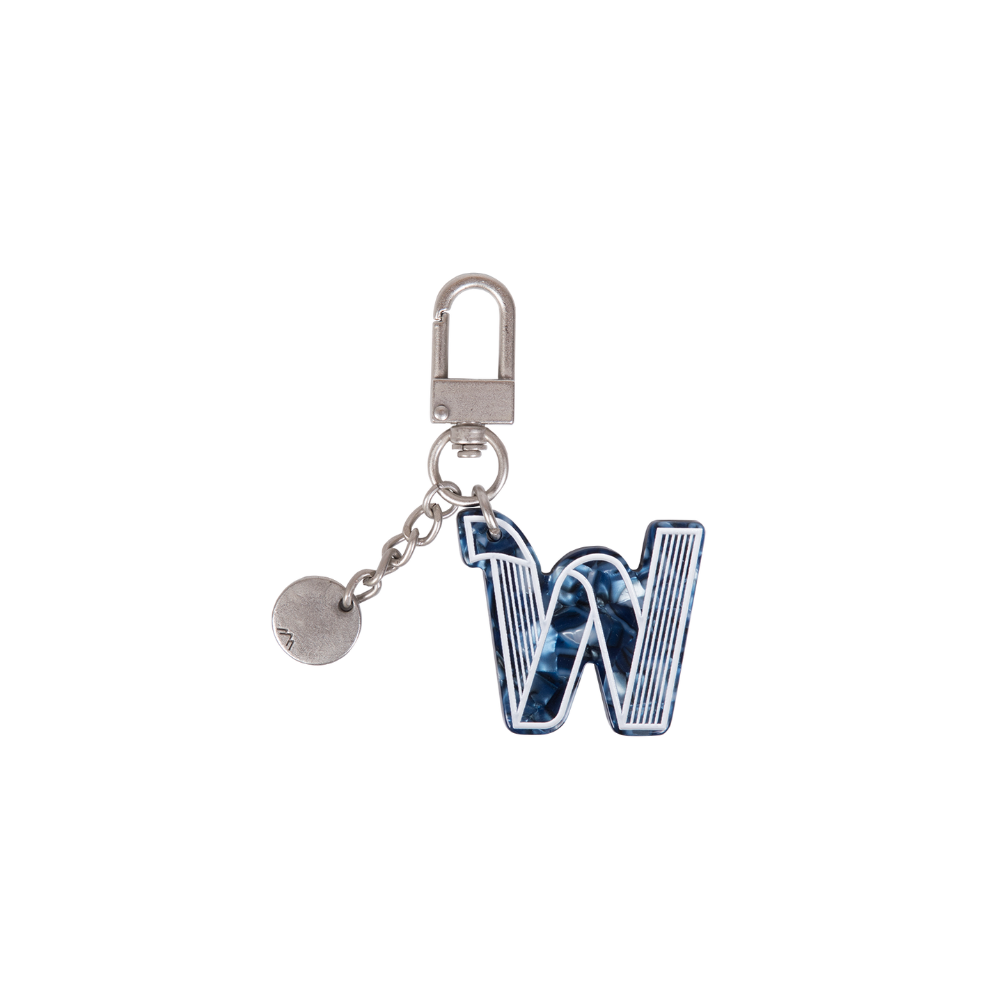 INITIAL CHARM KEYCHAIN LETTER Keychain