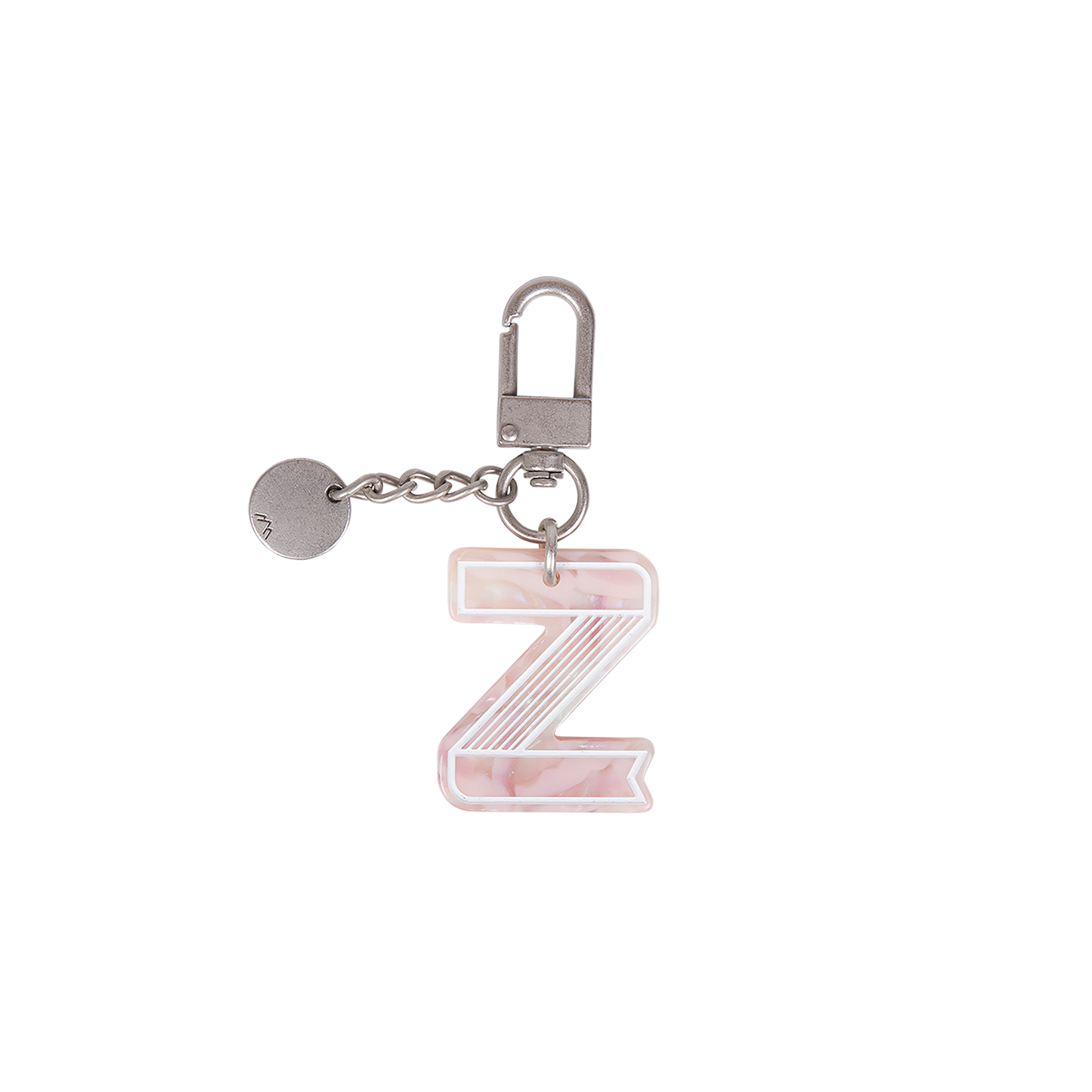 INITIAL CHARM KEYCHAIN LETTER Keychain