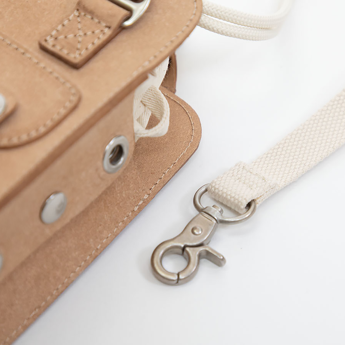 Macaroon Tiny Bucket Organic Cotton Series Crossbody Bag