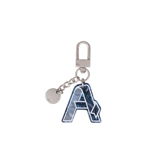 INITIAL CHARM KEYCHAIN LETTER Keychain